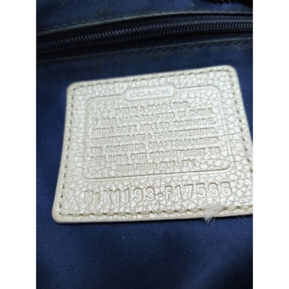 Coach Alexandra Ivory Leather Convertible Zipper Closure Crossbody Shoulder Bag - Picture 12 of 12